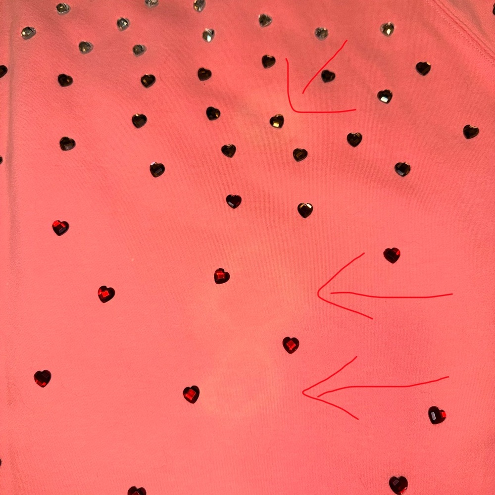 Queen of Sparkles Rhinestone Heart Top - Picture 5 of 6